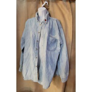 Nantucket Wine Festival Embroidered Jean Jacket with Ladybug on Collar Size XL